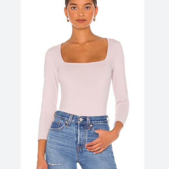 Free People Intimately Pink Truth or Square Bodysuit size L - Picture 1 of 8